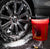 Transparent Red Wheels Bucket With Screw Lid & Gold Decals