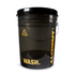 Transparent Black Wash Bucket With Screw Lid & Gold Decals